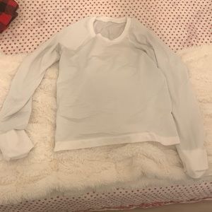 Lululemon White Swiftly Tech Long sleeve shirt